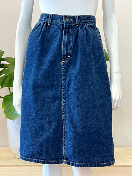 jantiques購入　LEE vintage denim skirt vintage Lee blue jean denim pencil skirt 80s – hong kong vintage