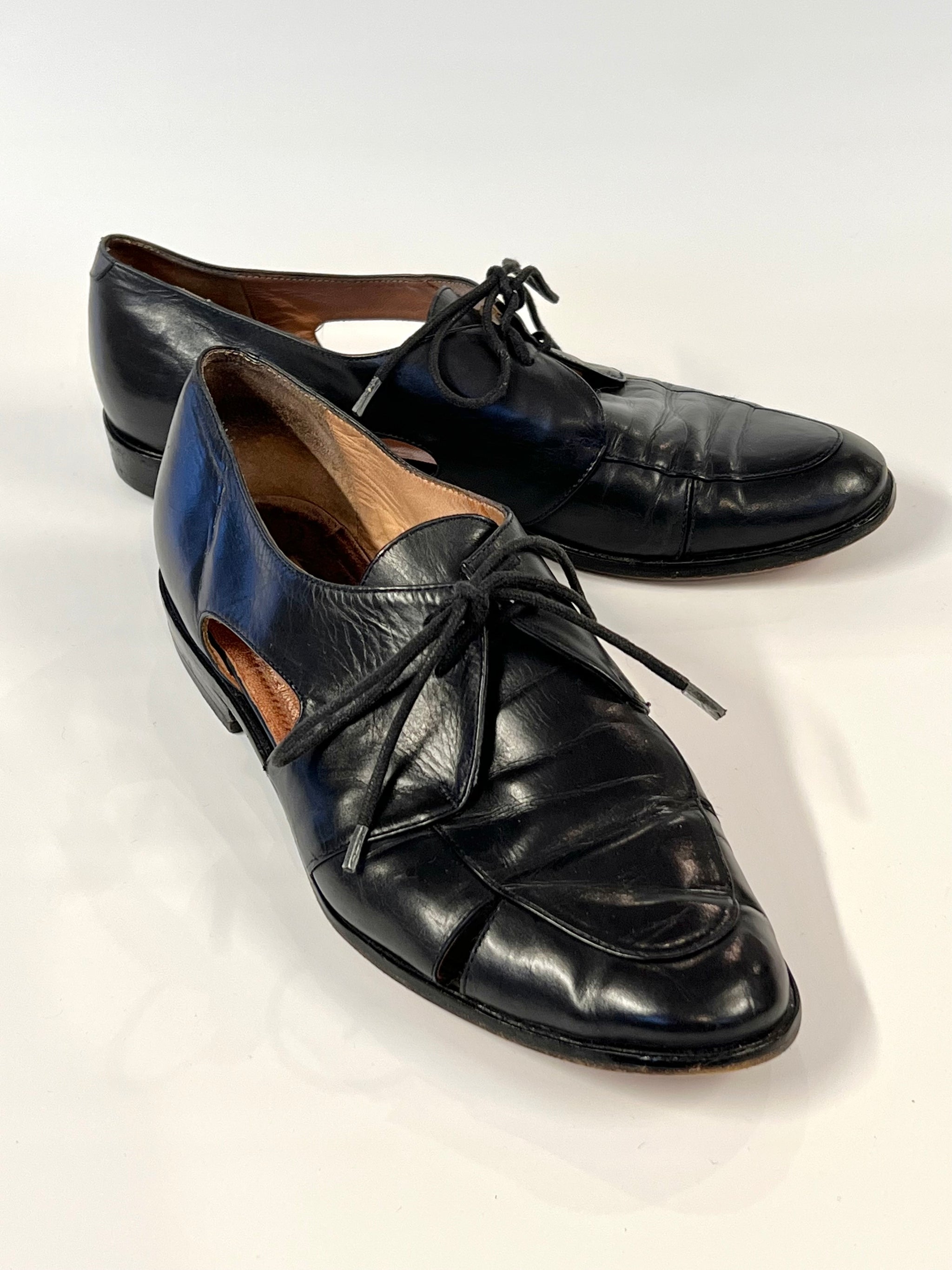 春&ミラディ/NOIR Lord derby shoe - Black | Hermès Macau SAR