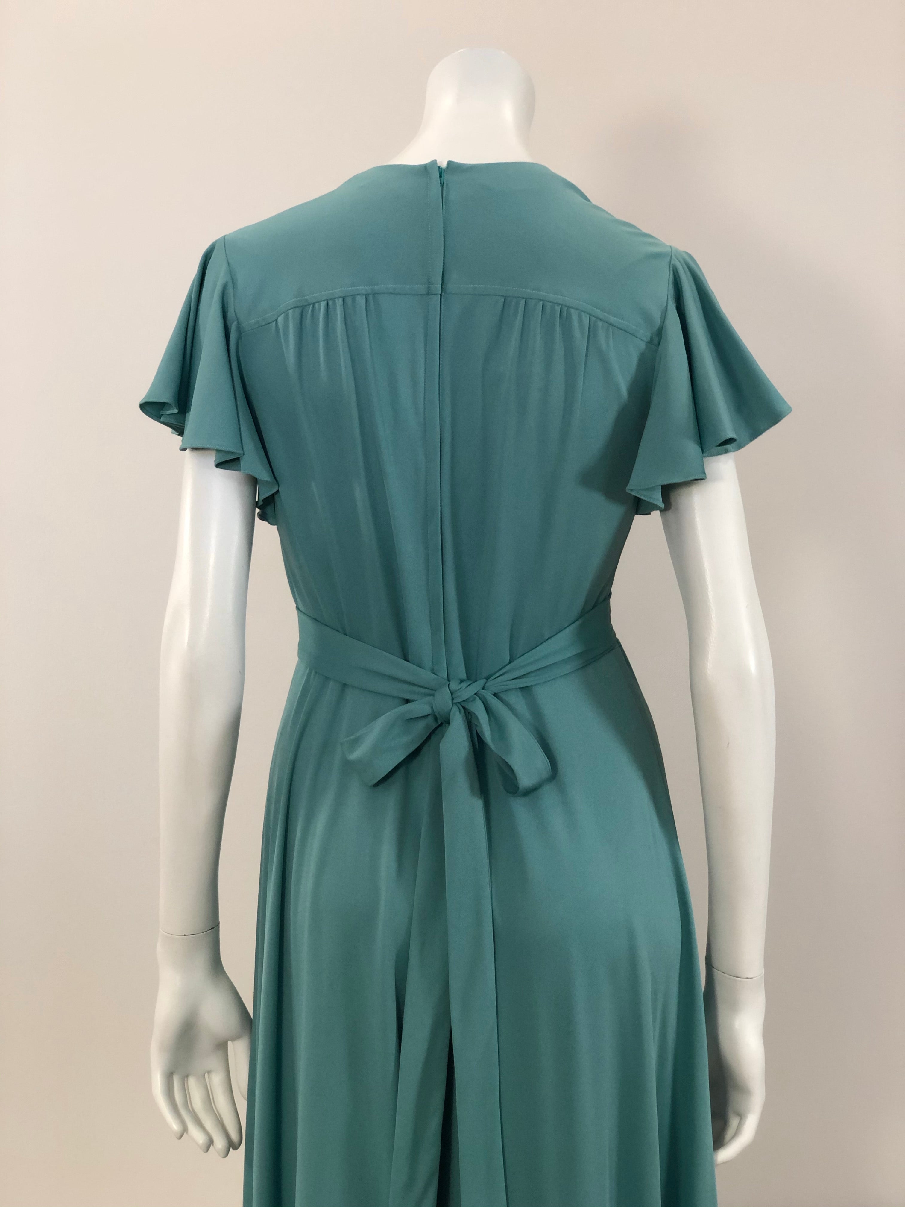 vintage soft jade green '70s does 30s' Jody T maxi dress 70s hong kong vintage vintage soft jade green '70s does 30s' Jody T maxi dress 70s hong kong vintage