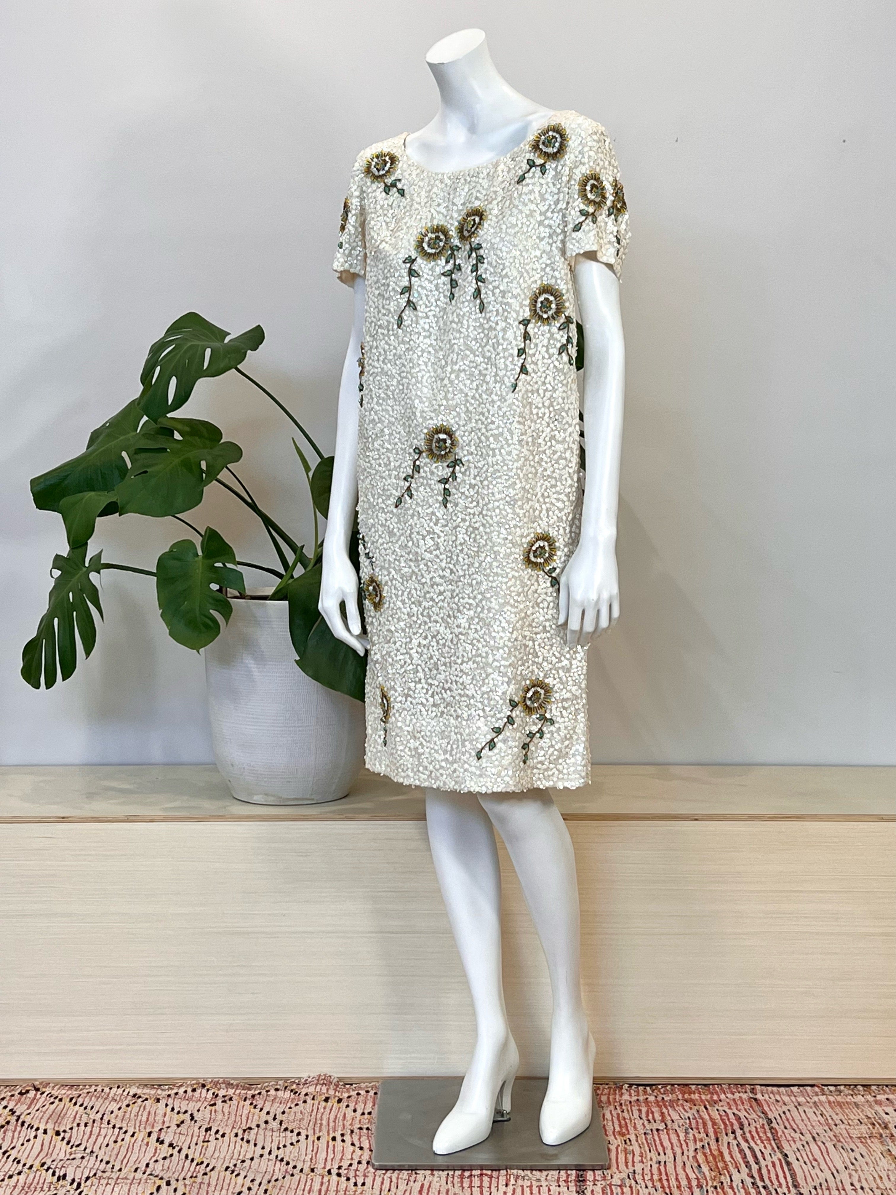 white and gold t shirt dress ARRANGE embellished T-shirt mini dress in buttermilk