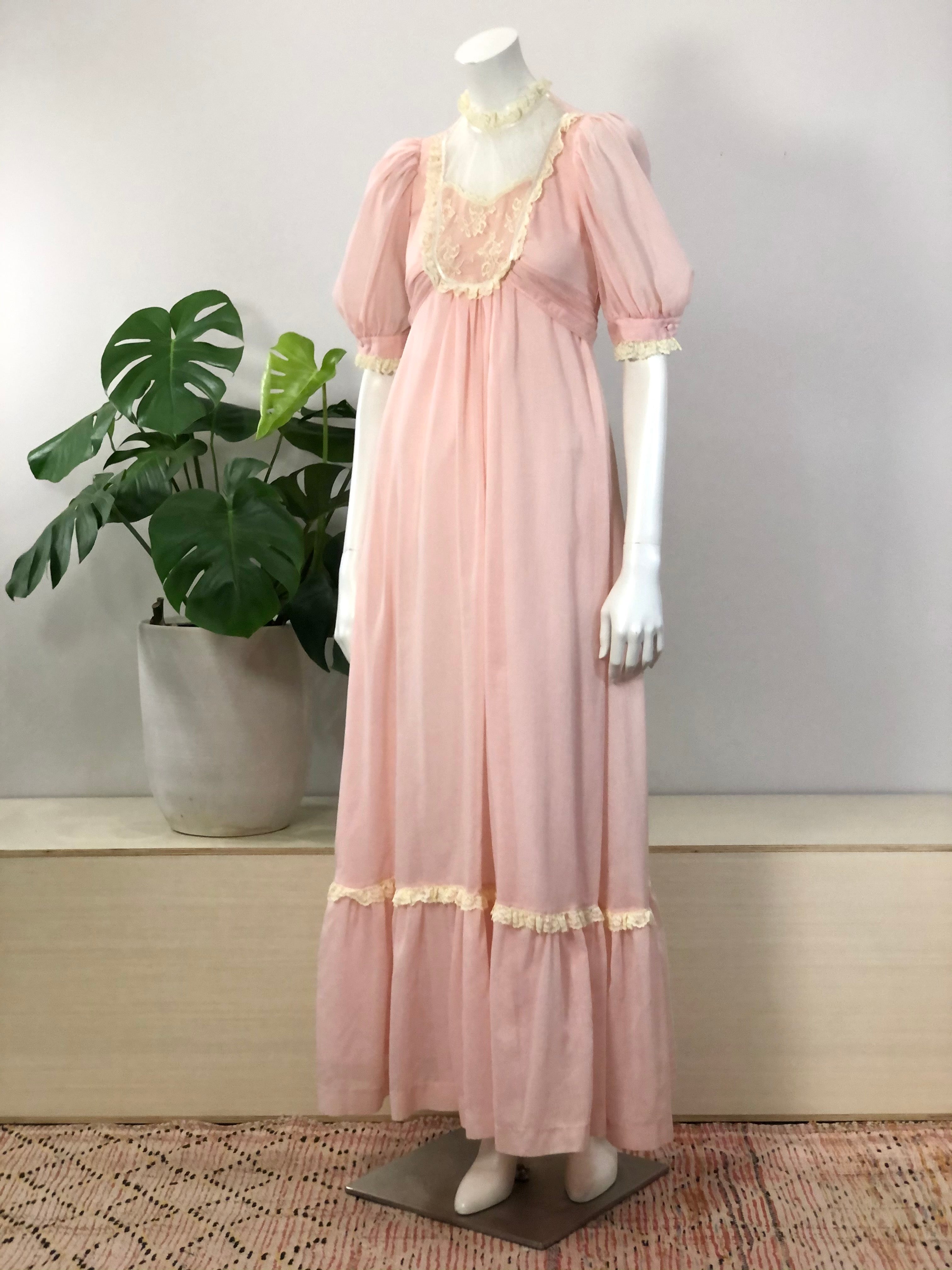 vintage pink babydoll dress 70s Babydoll Dress Baby Pink Mini Dress Mod Ruffle Bib Shopexile