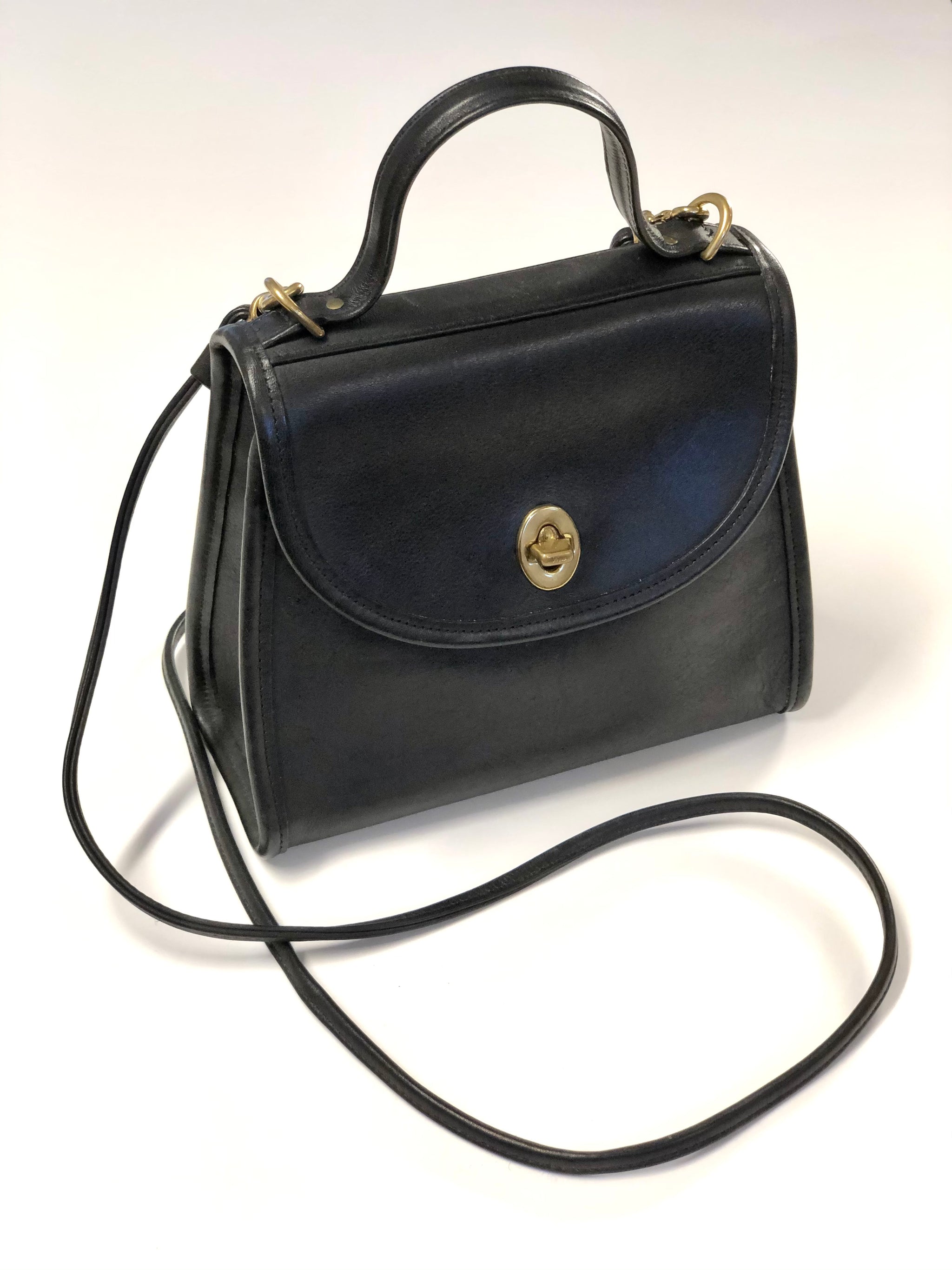 COACH Vintage USA Regina Bag 9977 Black vintage Coach Regina black 