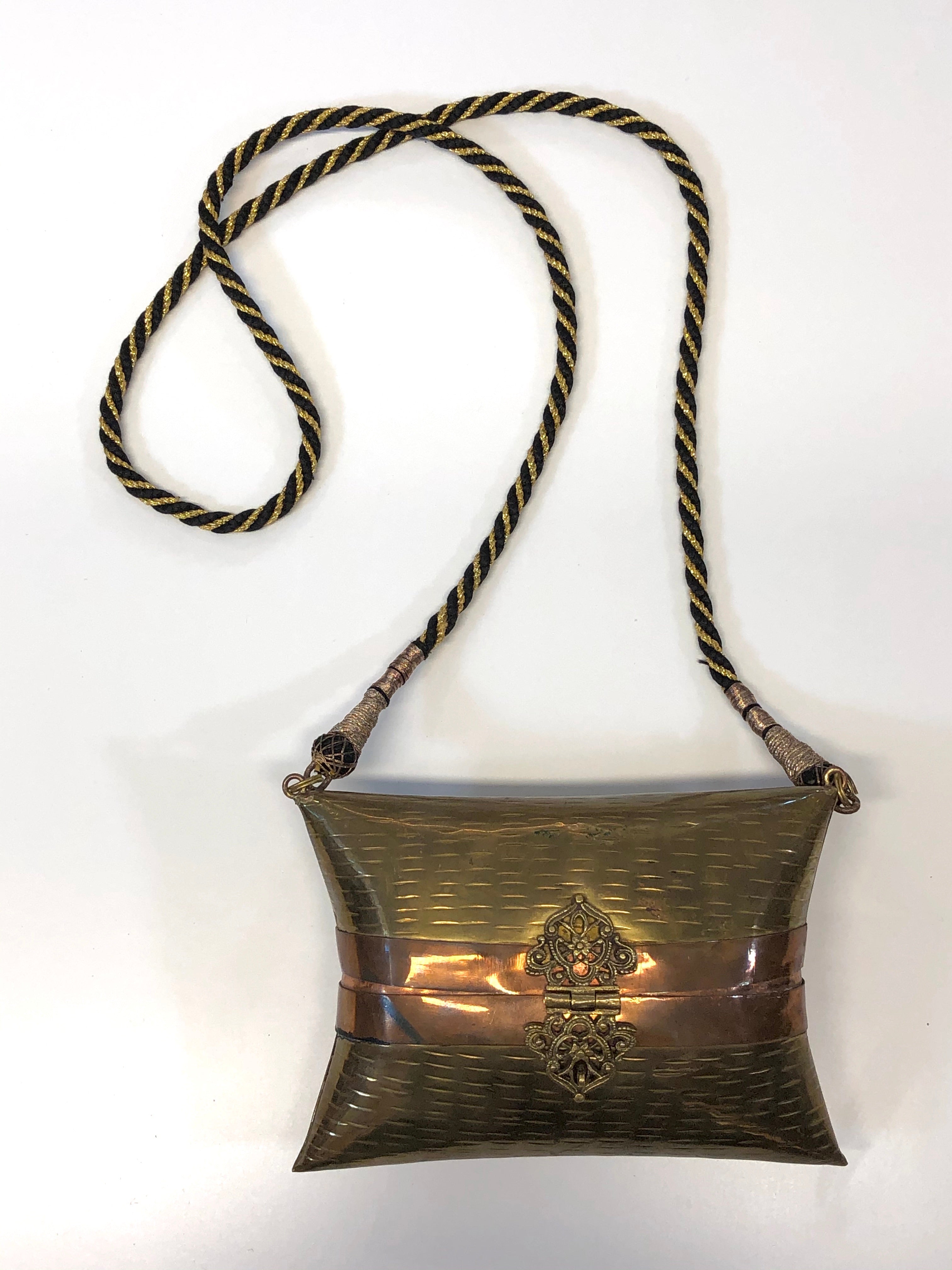 Chain Shoulder Strap Bag, Strap Bags Chain Copper