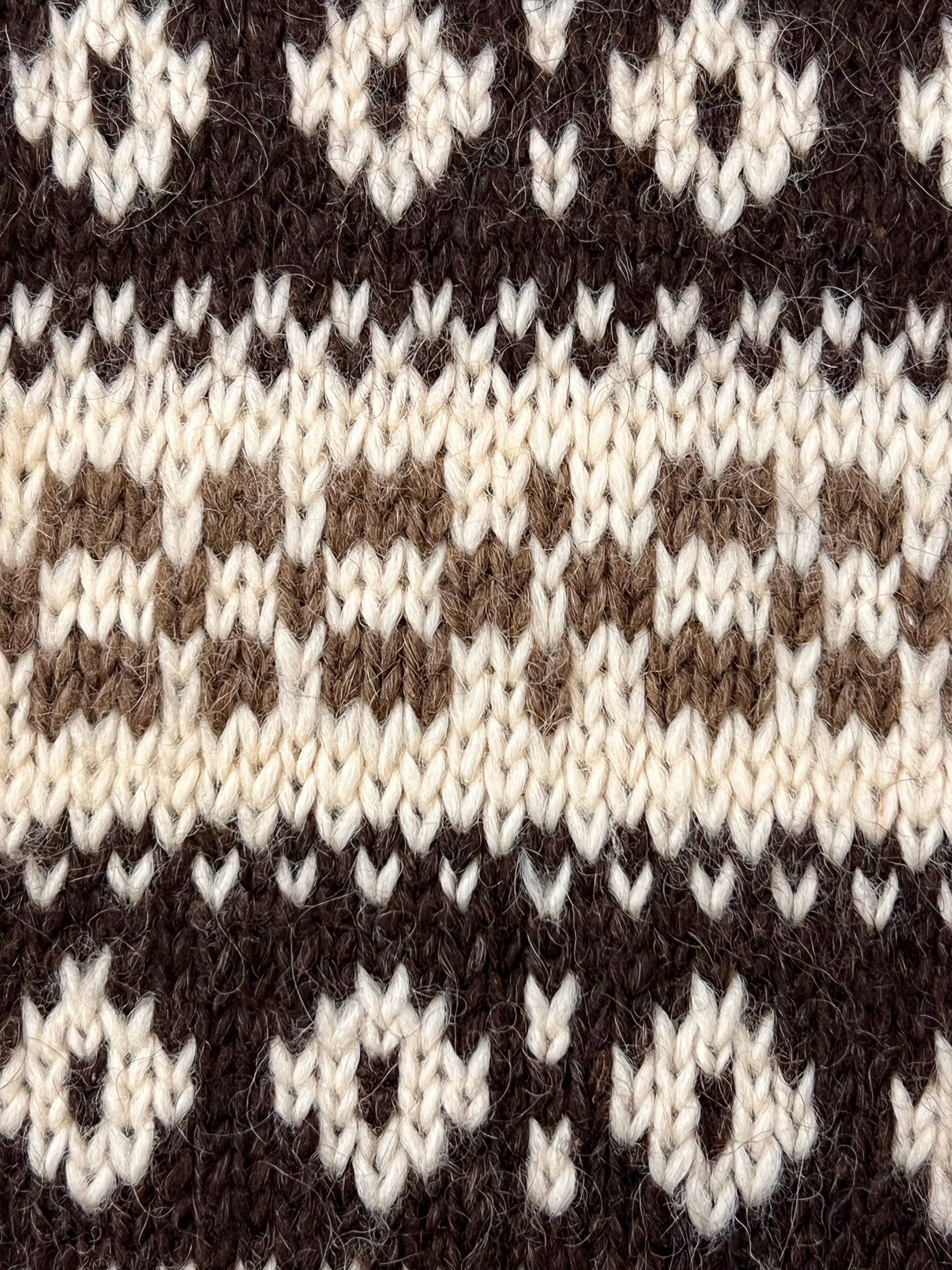 vintage Stobi Nordic pattern Icelandic wool turtleneck sweater 70s 