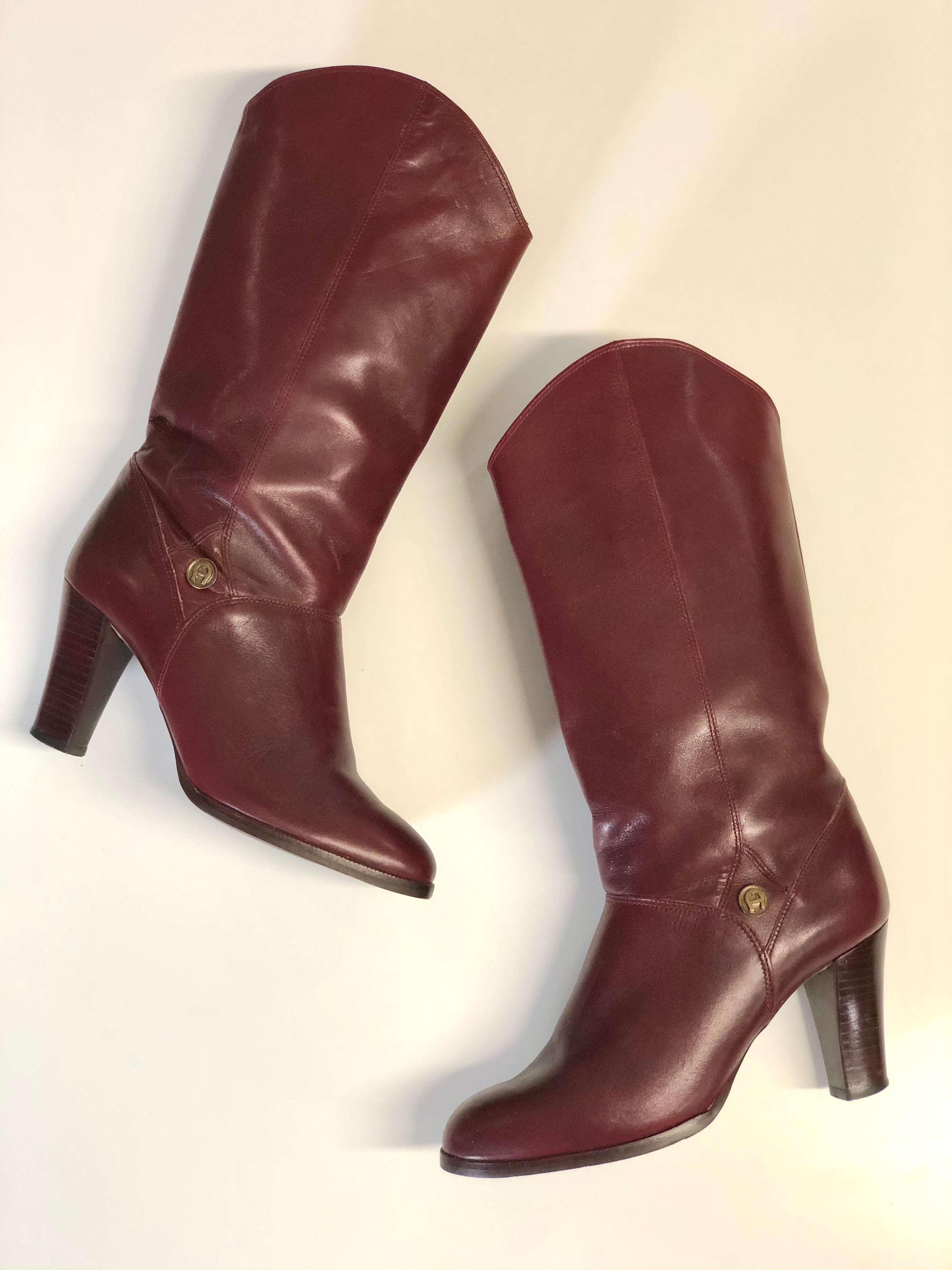 Gucci Riding Boots - Vintage Gucci Boots - 70s Leather Boots