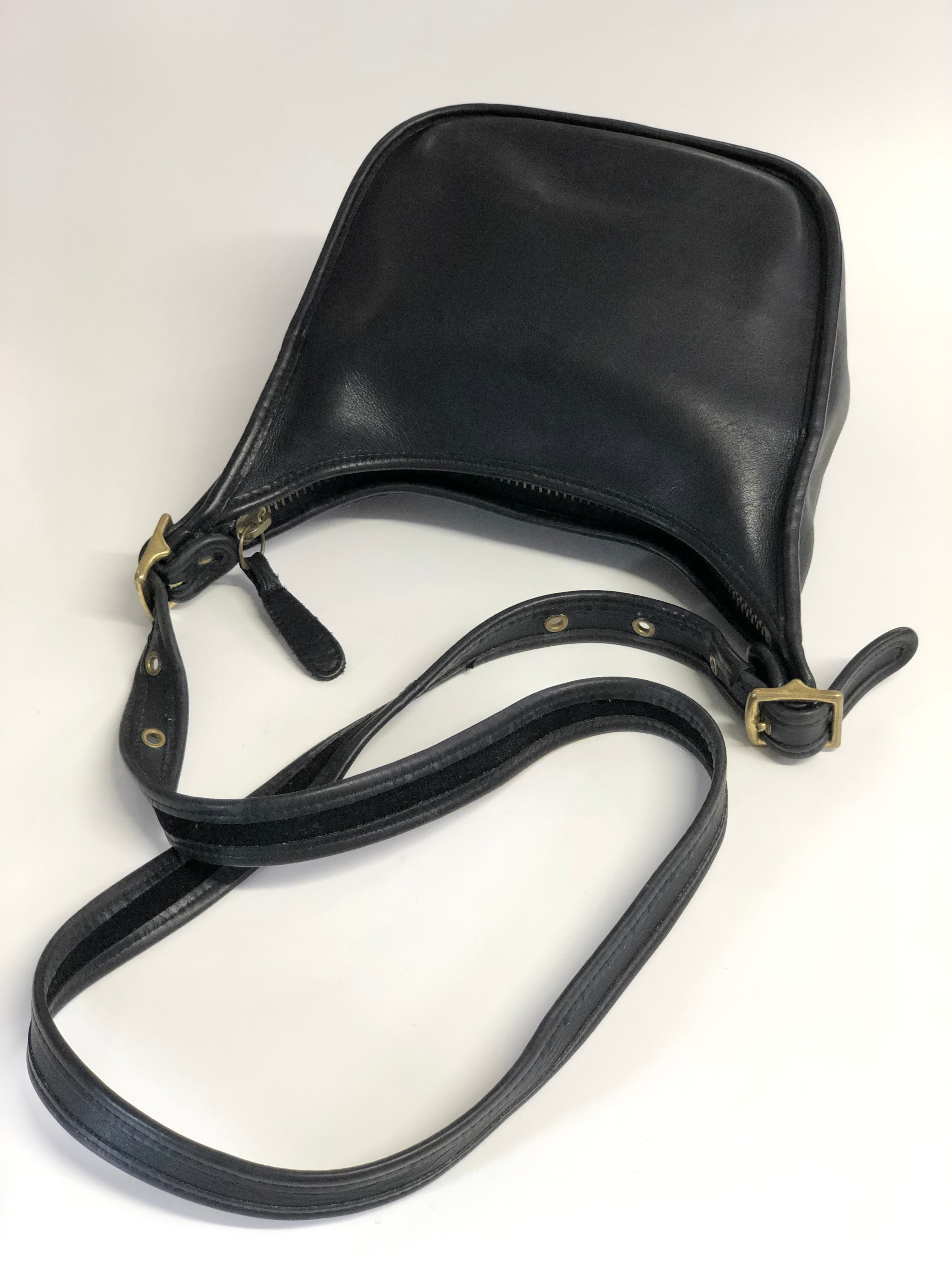 Vintage Coach Black Soft Leather Mini Handbag – Jubilee Thrift