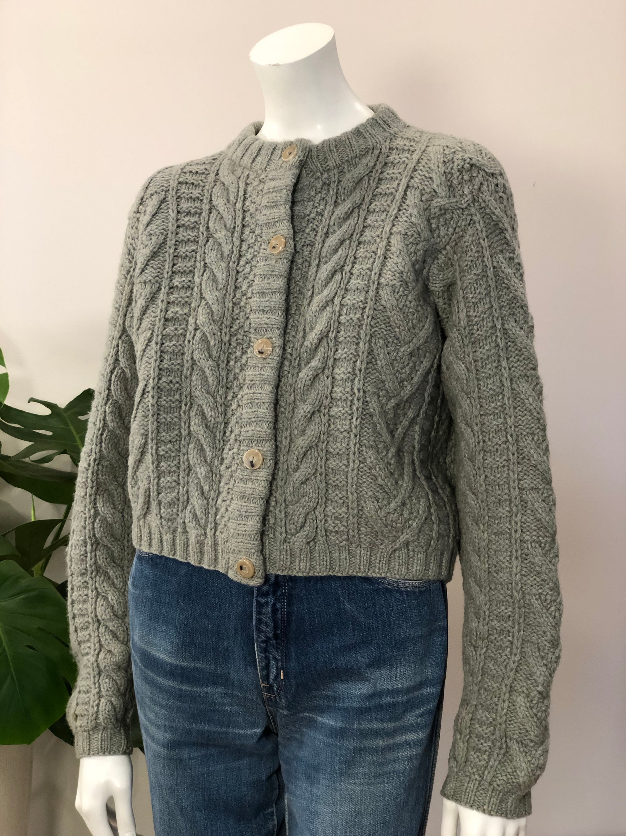 Vintage J Crew Chunky knit 100% sweater high quality M